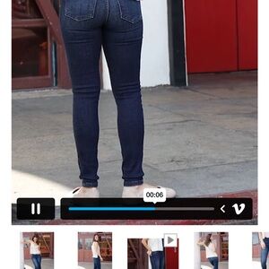 Judy Blue Dark Indigo Skinny Jeans